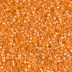 DELICA ROUND 11/0 (1,6mm), DB-1563 Opaque Mandarin Luster DELICA ROUND 11/0 (1,6mm), DB-1563 Opaque Mandarin Luster