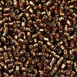 DELICA ROUND 11/0 (1,6mm), DB-150 Silver Lined Brown DELICA ROUND 11/0 (1,6mm), DB-150 Silver Lined Brown
