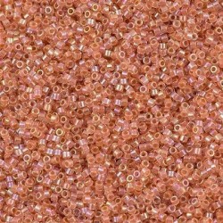 DELICA ROUND 11/0 (1,6mm), DB-54 Inside Dyed Color Peach DELICA ROUND 11/0 (1,6mm), DB-54 Inside Dyed Color Peach