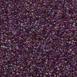 DELICA ROUND 11/0 (1,6mm), DB-56 Lined Magenta AB DELICA ROUND 11/0 (1,6mm), DB-56 Lined Magenta AB
