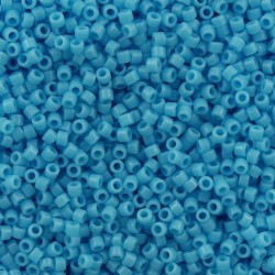 DELICA ROUND 11/0 (1,6mm), DB-725 Opaque Light Blue  DELICA ROUND 11/0 (1,6mm), DB-725 Opaque Light Blue
