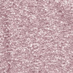 DELICA ROUND 11/0 (1,6mm), DB-1223 TRANSPARENT PINK MIST LUSTER DELICA ROUND 11/0 (1,6mm), DB-1223 TRANSPARENT PINK MIST LUSTER