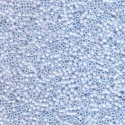 DELICA ROUND 11/0 (1,6mm), DB-1507 OPAQUE LIGHT SKY BLUE AB DELICA ROUND 11/0 (1,6mm), DB-1507 OPAQUE LIGHT SKY BLUE AB