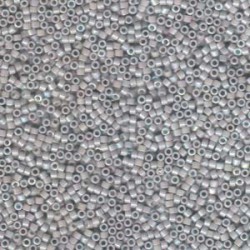 DELICA ROUND 11/0 (1,6mm), DB-1508 Opaque Light Smoke AB DELICA ROUND 11/0 (1,6mm), DB-1508 Opaque Light Smoke AB
