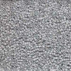 DELICA ROUND 11/0 (1,6mm), DB-1518 Matted Opaque Lt. Smoke DELICA ROUND 11/0 (1,6mm), DB-1518 Matted Opaque Lt. Smoke