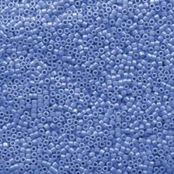 DELICA ROUND 11/0 (1,6mm), DB-1569 Opaque Cyan Blue Luster  DELICA ROUND 11/0 (1,6mm), DB-1569 Opaque Cyan Blue Luster