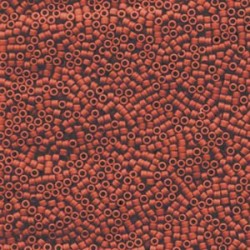 DELICA ROUND 11/0 (1,6mm), DB-1584 Matte Opaque Qurrant DELICA ROUND 11/0 (1,6mm), DB-1584 Matte Opaque Qurrant