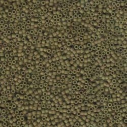 DELICA ROUND 11/0 (1,6mm), DB-390 Matte Opaque Green Tea DELICA ROUND 11/0 (1,6mm), DB-390 Matte Opaque Green Tea