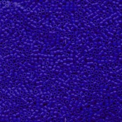 DELICA ROUND 11/0 (1,6mm), DB-756 Opaque Royal Blue Matted