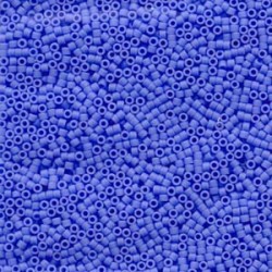 DELICA ROUND 11/0 (1,6mm), DB-760 Opaque Periwinkle  Matted DELICA ROUND 11/0 (1,6mm), DB-760 Opaque Periwinkle  Matted