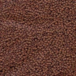 DELICA ROUND 11/0 (1,6mm), DB-794 Opaque Sienna Matted DELICA ROUND 11/0 (1,6mm), DB-794 Opaque Sienna Matted