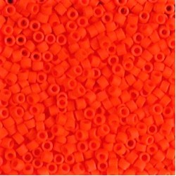 DELICA ROUND 11/0 (1,6mm), DB-752 Opaque Orange Matted DELICA ROUND 11/0 (1,6mm), DB-752 Opaque Orange Matted
