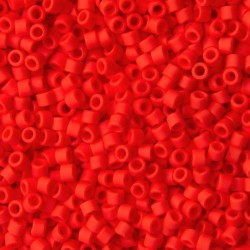 DELICA ROUND 11/0 (1,6mm), DB-757 Opaque Light Siam Matted DELICA ROUND 11/0 (1,6mm), DB-757 Opaque Light Siam Matted