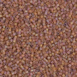 DELICA ROUND 11/0 (1,6mm), DB-853 Matte Light Brown AB DELICA ROUND 11/0 (1,6mm), DB-853 Matte Light Brown AB