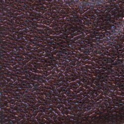 DELICA ROUND 11/0 (1,6mm), DB-104 Transparent Raspberry AB DELICA ROUND 11/0 (1,6mm), DB-104 Transparent Raspberry AB