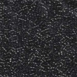 DELICA ROUND 11/0 (1,6mm), DB-1319 Transparent Dark Grey DELICA ROUND 11/0 (1,6mm), DB-1319 Transparent Dark Grey