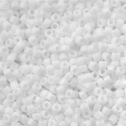 DELICA ROUND 11/0 (1,6mm), DB-200 Opaque White DELICA ROUND 11/0 (1,6mm), DB-200 Opaque White
