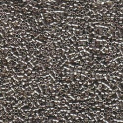 DELICA ROUND 11/0 (1,6mm), DB-436 Galvanized Pewter DELICA ROUND 11/0 (1,6mm), DB-436 Galvanized Pewter
