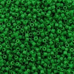 DELICA ROUND 11/0 (1,6mm), DB-655 Opaque Green DELICA ROUND 11/0 (1,6mm), DB-655 Opaque Green