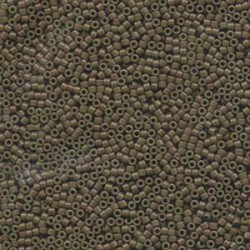 DELICA ROUND 11/0 (1,6mm), DB-657 Opaque Olive DELICA ROUND 11/0 (1,6mm), DB-657 Opaque Olive