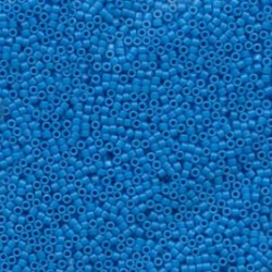 DELICA ROUND 11/0 (1,6mm), DB-659 Dyed Opaque Capri Blue DELICA ROUND 11/0 (1,6mm), DB-659 Dyed Opaque Capri Blue
