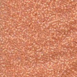 DELICA ROUND 11/0 (1,6mm), DB-68 Lined Yellow Orange AB DELICA ROUND 11/0 (1,6mm), DB-68 Lined Yellow Orange AB
