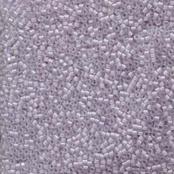 DELICA ROUND 11/0 (1,6mm), DB-80 Lined Pale Laven AB  DELICA ROUND 11/0 (1,6mm), DB-80 Lined Pale Laven AB