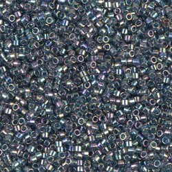 DELICA ROUND 11/0 (1,6mm), DB-111  Transparent Blue Grey Luster AB DELICA ROUND 11/0 (1,6mm), DB-111  Transparent Blue Grey Luster AB