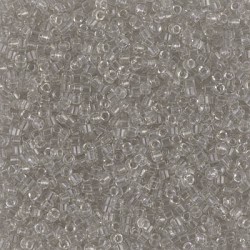 DELICA ROUND 11/0 (1,6mm), DB-1111  Transparent Grey Mist DELICA ROUND 11/0 (1,6mm), DB-1111  Transparent Grey Mist