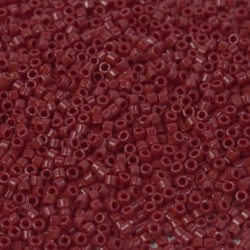 DELICA ROUND 11/0 (1,6mm), DB-1140 Opaque Dark Red DELICA ROUND 11/0 (1,6mm), DB-1140 Opaque Dark Red