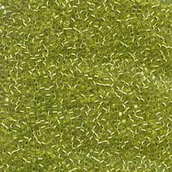 DELICA ROUND 11/0 (1,6mm), DB-147 Silver Lined Chartreuse  DELICA ROUND 11/0 (1,6mm), DB-147 Silver Lined Chartreuse