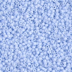 DELICA ROUND 11/0 (1,6mm), DB-1517 Matted Opaque Lt. Sky Blue DELICA ROUND 11/0 (1,6mm), DB-1517 Matted Opaque Lt. Sky Blue