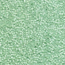 DELICA ROUND 11/0 (1,6mm), DB-1536 Opaque Lt. Mint Ceylon DELICA ROUND 11/0 (1,6mm), DB-1536 Opaque Lt. Mint Ceylon