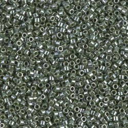 DELICA ROUND 11/0 (1,6mm), DB-1566 Opaque Avocado Luster DELICA ROUND 11/0 (1,6mm), DB-1566 Opaque Avocado Luster