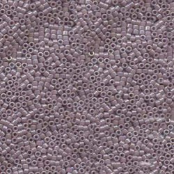 DELICA ROUND 11/0 (1,6mm), DB-158  Opaque Lilac AB DELICA ROUND 11/0 (1,6mm), DB-158  Opaque Lilac AB