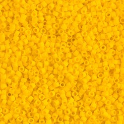 DELICA ROUND 11/0 (1,6mm), DB-1582 Matte Opaque Canary DELICA ROUND 11/0 (1,6mm), DB-1582 Matte Opaque Canary