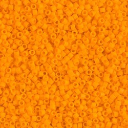 DELICA ROUND 11/0 (1,6mm), DB-1583 Matte Opaque Orange DELICA ROUND 11/0 (1,6mm), DB-1583 Matte Opaque Orange
