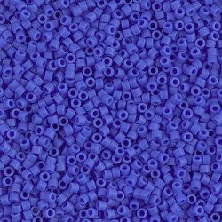 DELICA ROUND 11/0 (1,6mm), DB-1588 Matte Opaque Cyan Blue DELICA ROUND 11/0 (1,6mm), DB-1588 Matte Opaque Cyan Blue