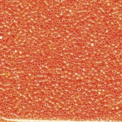 DELICA ROUND 11/0 (1,6mm), DB-161 Opaque Orange  AB DELICA ROUND 11/0 (1,6mm), DB-161 Opaque Orange  AB