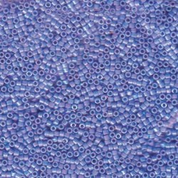 DELICA ROUND 11/0 (1,6mm), DB-167 Opaque Light Sapphire AB DELICA ROUND 11/0 (1,6mm), DB-167 Opaque Light Sapphire AB