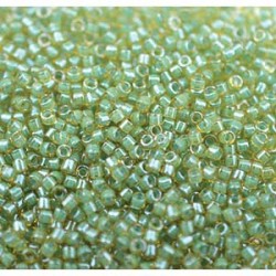 DELICA ROUND 11/0 (1,6mm), DB-2052 Luminous Asparagus Green DELICA ROUND 11/0 (1,6mm), DB-2052 Luminous Asparagus Green