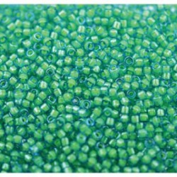 DELICA ROUND 11/0 (1,6mm), DB-2053 Luminous Mermaid Green DELICA ROUND 11/0 (1,6mm), DB-2053 Luminous Mermaid Green