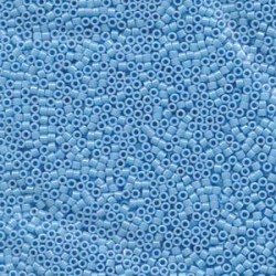 DELICA ROUND 11/0 (1,6mm), DB-215 Opaque  Sky Blue Luster DELICA ROUND 11/0 (1,6mm), DB-215 Opaque  Sky Blue Luster