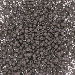 DELICA ROUND 11/0 (1,6mm), DB-2367 Duracoat Opaque Seal Grey DELICA ROUND 11/0 (1,6mm), DB-2367 Duracoat Opaque Seal Grey