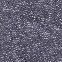 DELICA ROUND 11/0 (1,6mm), DB-242 Lined Crystal Grey DELICA ROUND 11/0 (1,6mm), DB-242 Lined Crystal Grey
