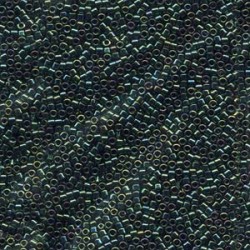 DELICA ROUND 11/0 (1,6mm), DB-27 Metallic Green Luster  DELICA ROUND 11/0 (1,6mm), DB-27 Metallic Green Luster