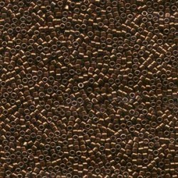 DELICA ROUND 11/0 (1,6mm), DB-461 Galvanized Copper Dyed DELICA ROUND 11/0 (1,6mm), DB-461 Galvanized Copper Dyed