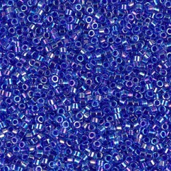 DELICA ROUND 11/0 (1,6mm), DB-63 Lined Blue Violet AB DELICA ROUND 11/0 (1,6mm), DB-63 Lined Blue Violet AB