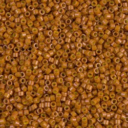 DELICA ROUND 11/0 (1,6mm), DB-664 Dyed Opaque Dark Pumpkin DELICA ROUND 11/0 (1,6mm), DB-664 Dyed Opaque Dark Pumpkin