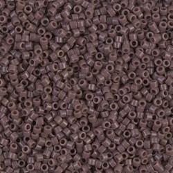 DELICA ROUND 11/0 (1,6mm), DB-735 Opaque Dark Mauve  DELICA ROUND 11/0 (1,6mm), DB-735 Opaque Dark Mauve